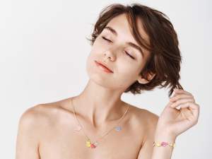 Wholesale daisies flower anklets bracelets