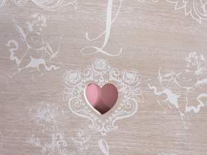 wholesale wooden heart decoration