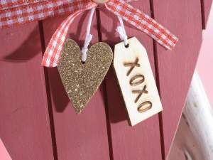 Wholesale heart to hang shop window decoration