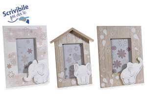 Wholesale wooden elephant photo frame