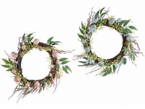Easter egg wreath