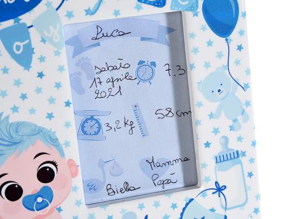 Rama foto din ceramica lucioasa pentru a odihni Baby Boy
