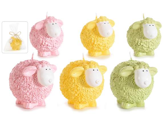 Set de 2 lumanari de oaie in pachet unic