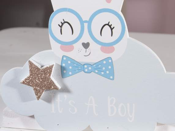 Baby Boy wooden photo frame with 3 frames to place