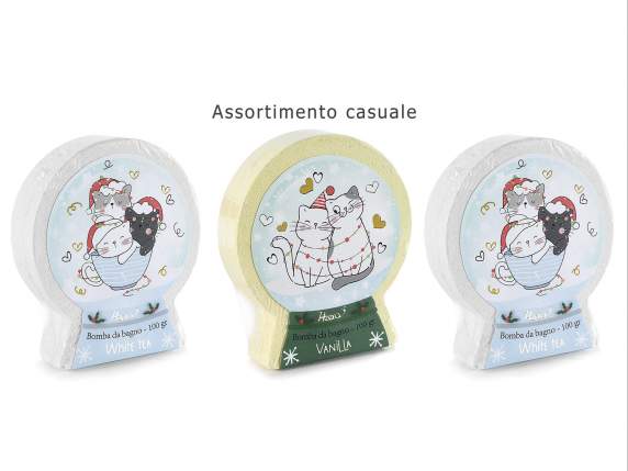 Bomba de baño perfumada navideña Meowy Xmas