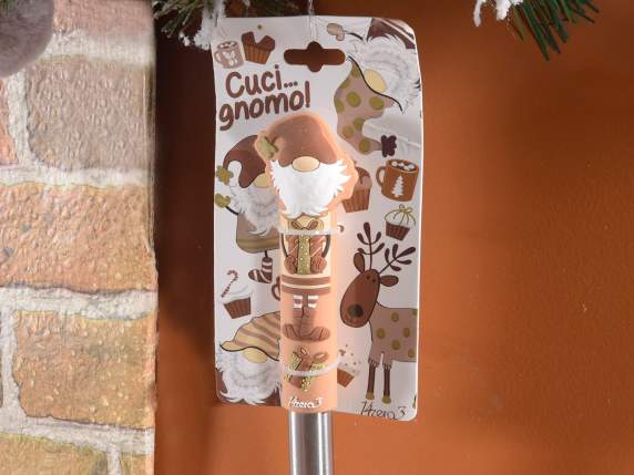 Nylon kitchen utensil, steel - silicone handle Santa Claus