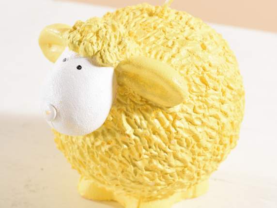 Set of 2 sheep candles in single pack