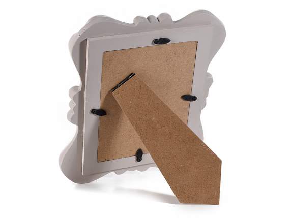 Photo frame in decorated resin to be placed on