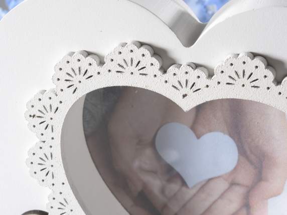Home wooden photo frame to hang or stand