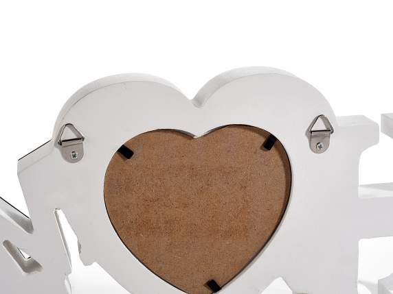 Home wooden photo frame to hang or stand