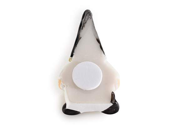 Pack de 12 Papa Noel en resina con adhesivo de doble cara