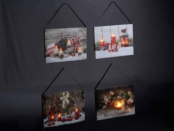 Paintings to hang with lights