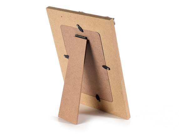 Set of 2 wooden photo frames to rest Meowy Xmas