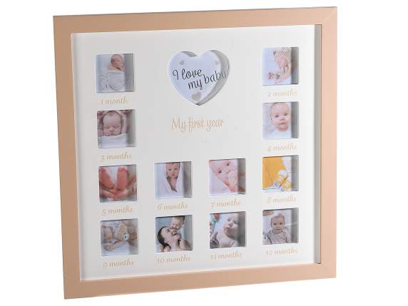 My first year wooden photo frame to hang