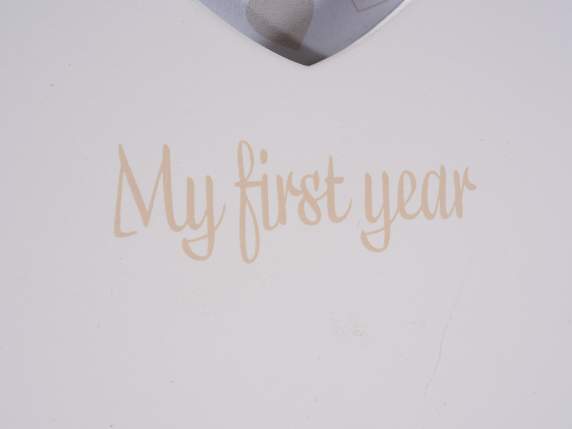 My first year wooden photo frame to hang