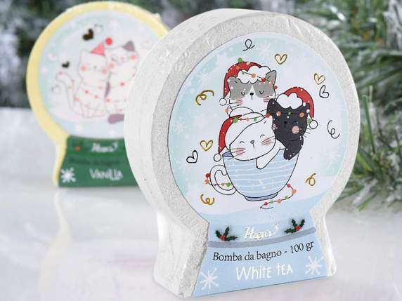 Meowy Xmas Scented Christmas Bath Bomb