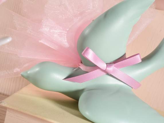 Colored porcelain swallow decoration to hang