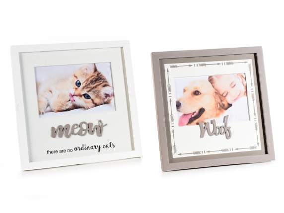 Minimal wooden photo frame to rest