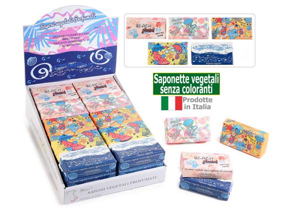 Vegetable soap 150gr without dyes in display