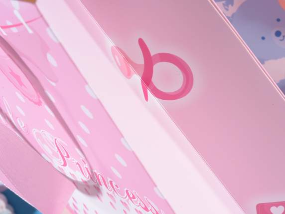 Medium bag - envelope in paper with 3D New Born decoration