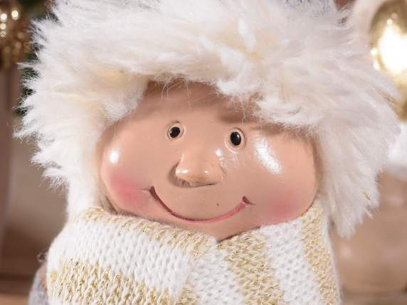 Enfant - long en tissu avec bonnet moulable