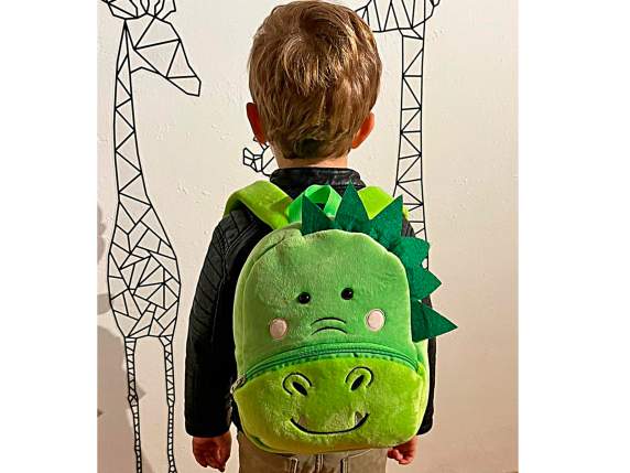 Soft Plush Crocodile Backpack