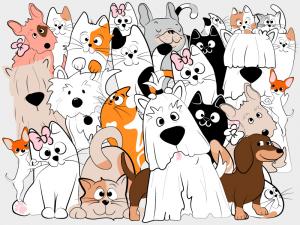 Animal de companie fericit Animal de companie fericit