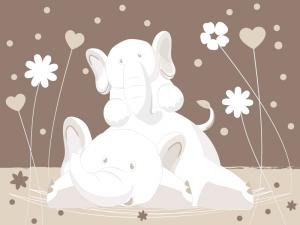 Bébés éléphants Bébés éléphants
