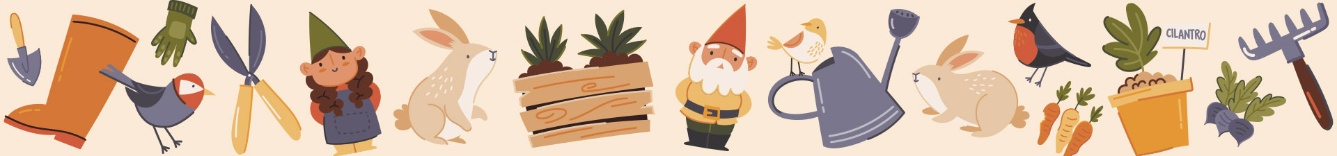 Wholesale garden characters