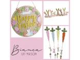 Furnishings and decorations for the Easter shop wi