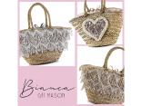 Straw beach bag