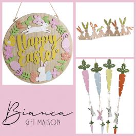 Furnishings and decorations for the Easter shop wi