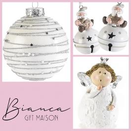 White Christmas decorations