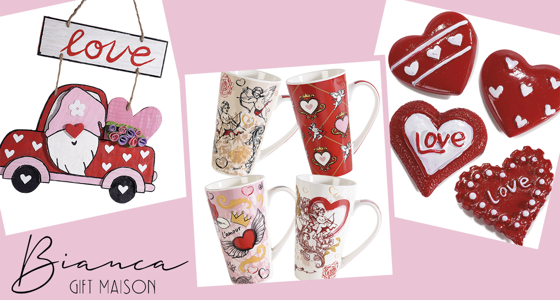 Valentine's Day wholesaler: themed gift items